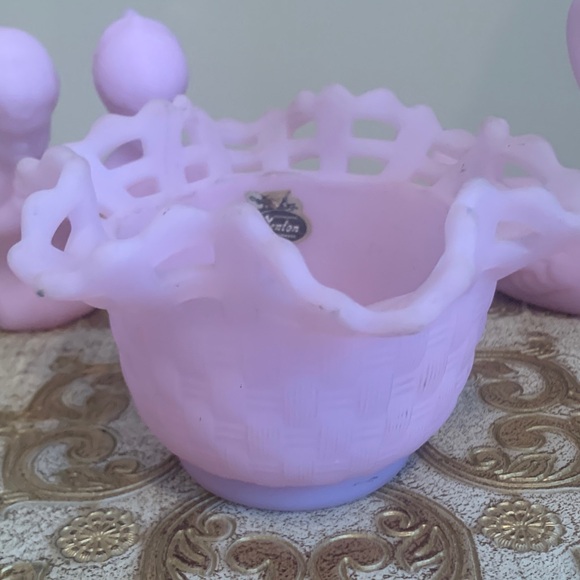 fenton Other - Fenton Lavender Satin Basket weave with tag